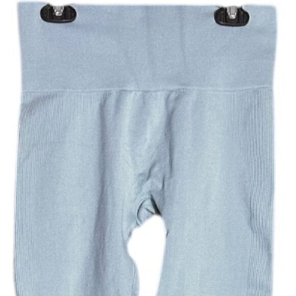 SET ACTIVE Sculptflex Athletic Blue Leggings Size Medium Yoga Running Workout 📦 - Picture 5 of 8